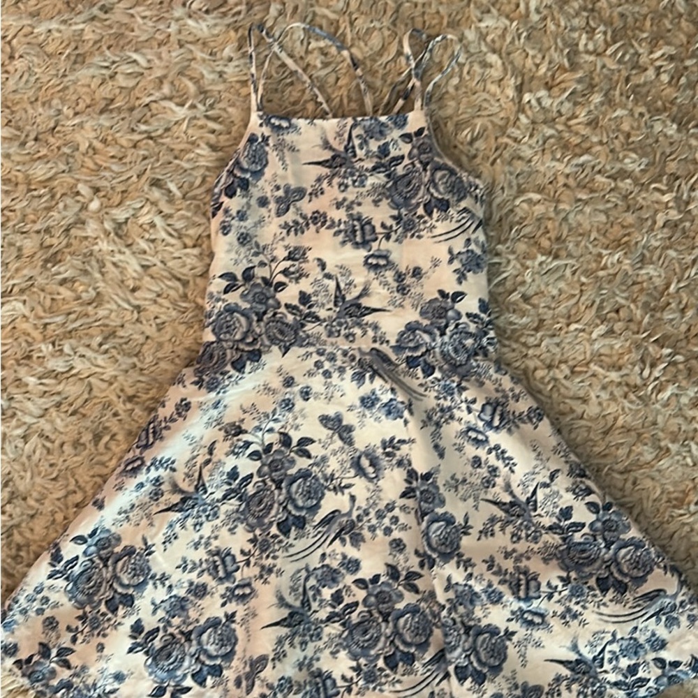 Polo by Ralph Lauren Blue Floral Kids Dress